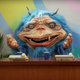 Illustration for article titled Comedy Central Adds Blue Alien to Late-Night with iThe Gorburger Show/i